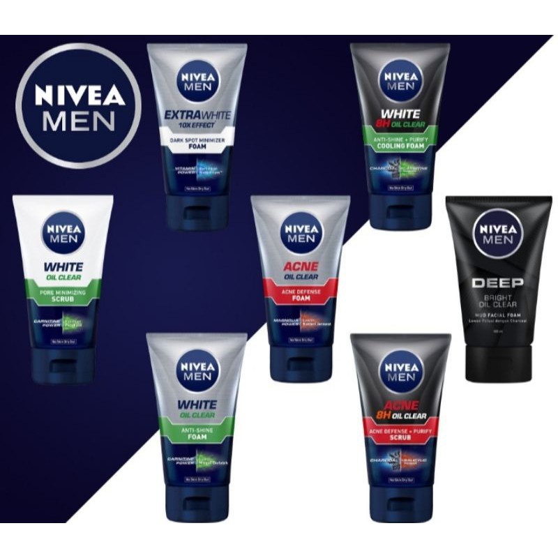 Nivea Men Facial Foam | Nivea Men Facial Scrub