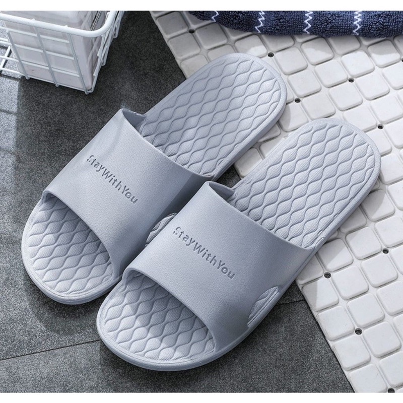 Sandal Rumah Berkualitas, Sandal Kamar Mandi, outdoor indoor, Berbahan Empuk Sandal Karet Wanita Pria Couple