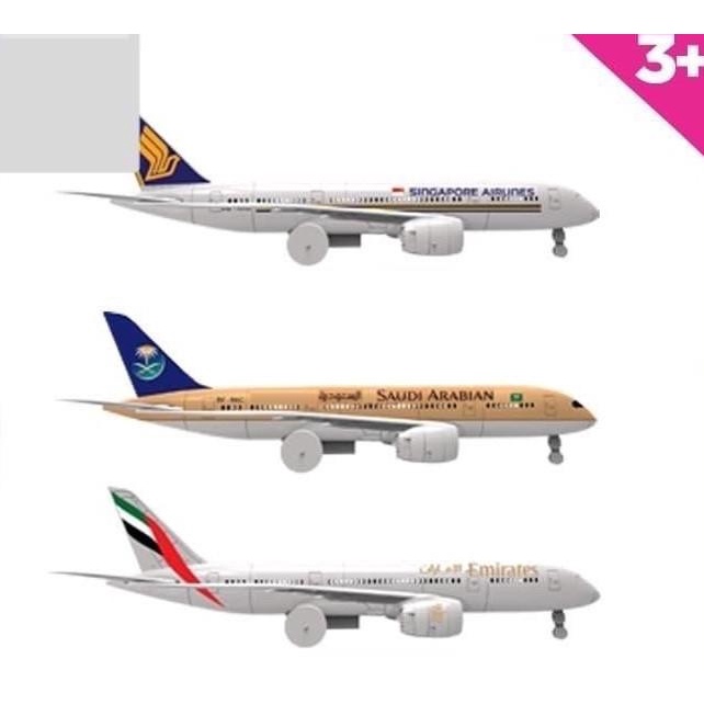 Pesawat Mainan Pesawat Singapore airlines Boeing B787