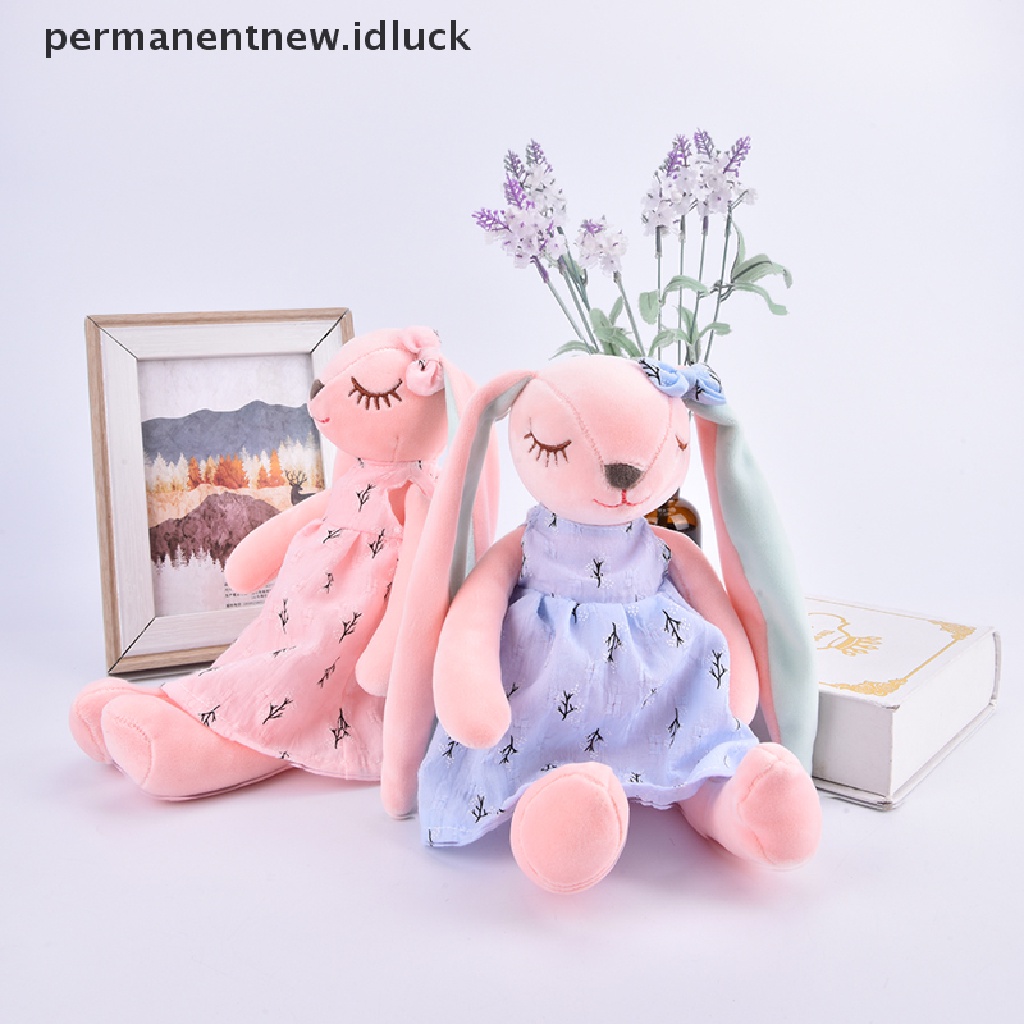 Mainan Boneka Kelinci Telinga Panjang Bahan Plush Untuk Tidur