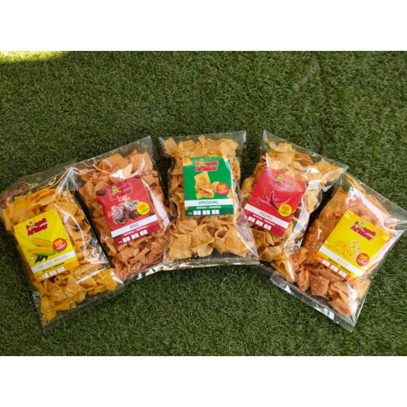 

KERIPIK PREMIUM PANGSIT GORENG/ CAMILAN PANGSIT/ CAMILAN RASA RASA