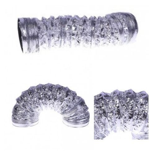 Ventilasi Udara Foil Ducting Dryer Vent Fkexible Hose 10cm x 2 mtr Silver 111153