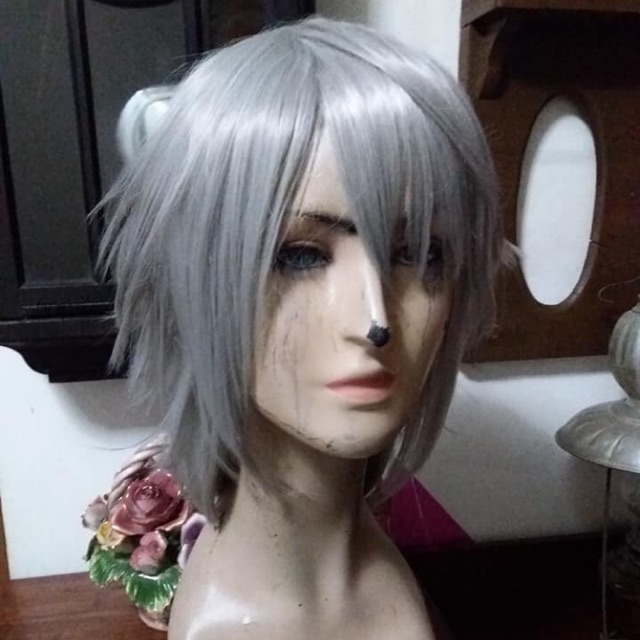 Aqua Aquanorth Kingdom hearts wig cosplay silver