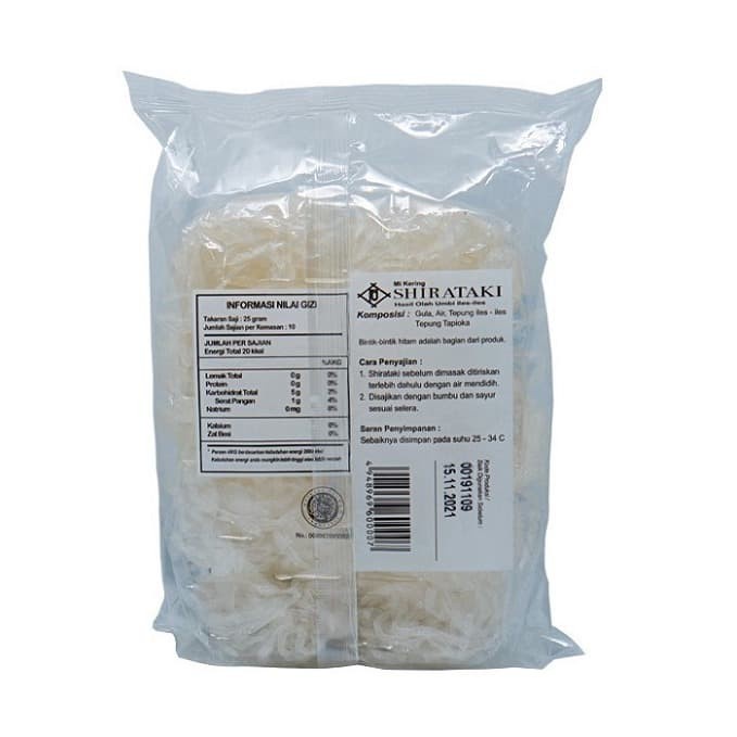 

Ss501Gg Dry Shirataki - Mie Kering Shirataki Low Carb 250G Keto Friendly Ff06541051E