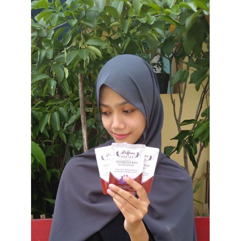 MASKER SAFFRON - Face Mask Saffron /Whitening Mask (Mini, 5gram)