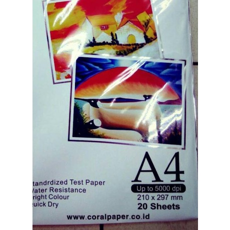 

♟ Silky Photo Paper 260g Coral ☛