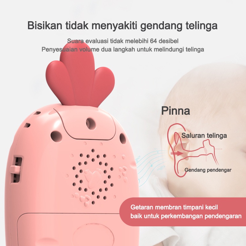 Telpon mainan anak/Melepon mainan/Mainan telepon anak/Telepon Pendidikan Awal dengan Lampu Musik (B146)