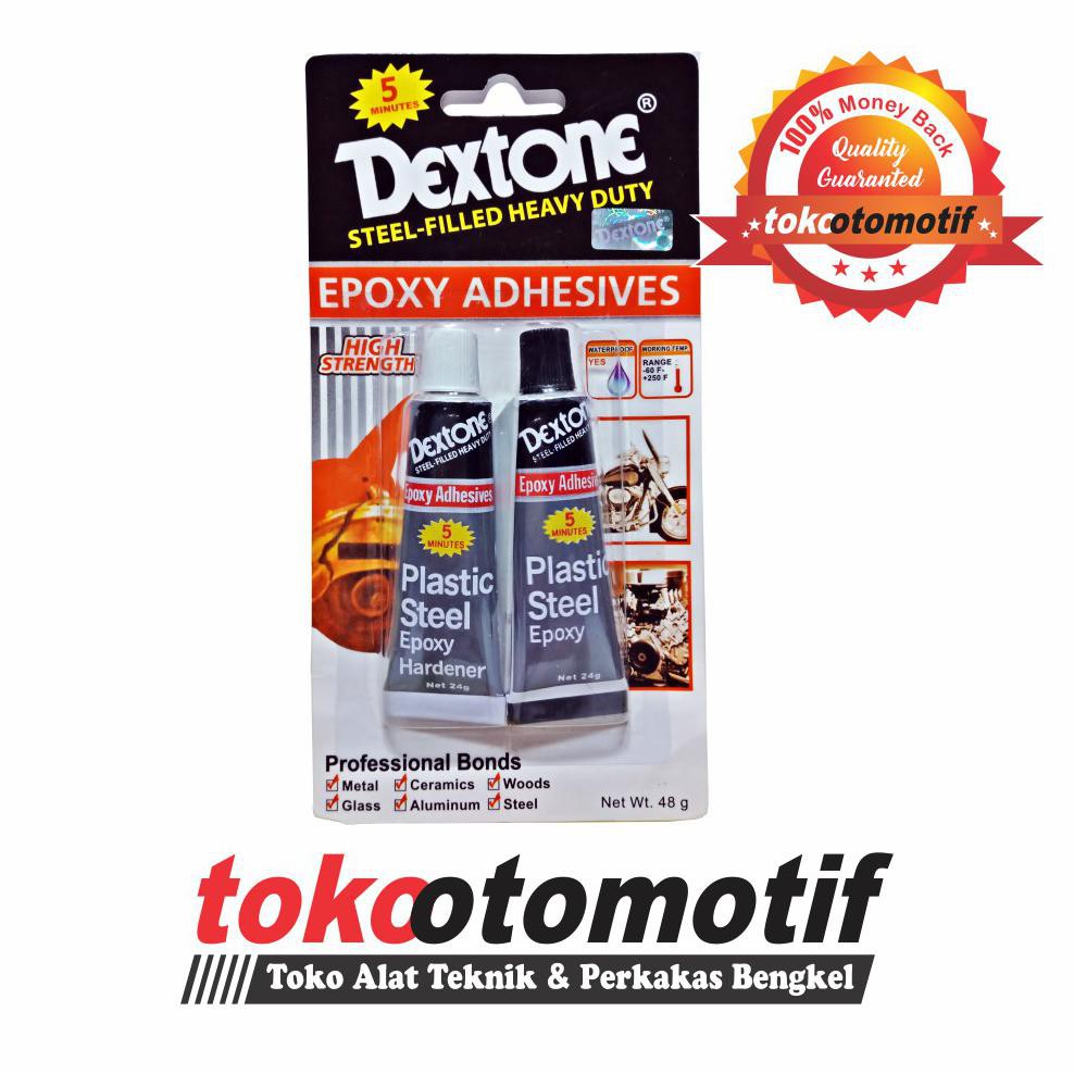 

Dextone 5 Menit (Epoxy Adhesives) 48 G / Lem Besi ( Top Quality ) Top Brand