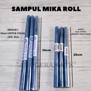 Jual Alat Tulis Sekolah - Sampul gulung Buku Plastik mika rol 34 cm