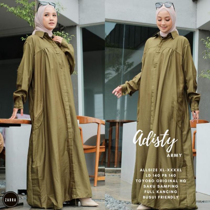 ADHISTI JUMBO GAMIS TERBARU BY ZARRA