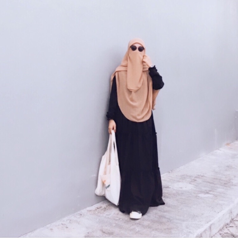 Hijab curve oval malay