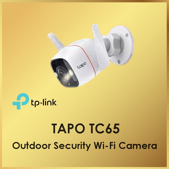 TP-LINK Tapo TC65 Outdoor Security Wi-Fi Camera - TpLink TC 65