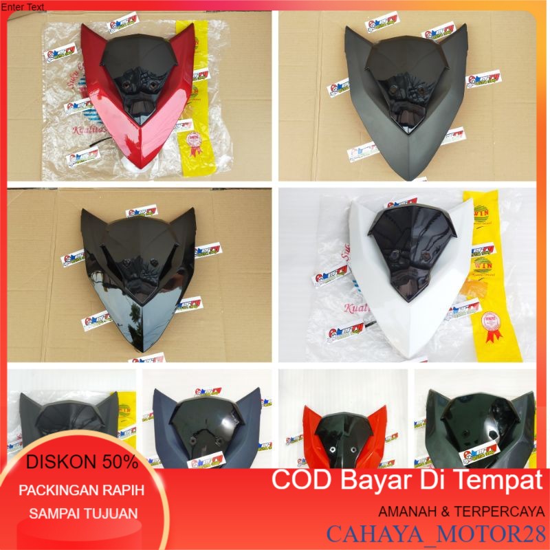 Termurah TAMENG DEPAN BESAR KECIL VARIO 125 150 LED PUTIH MERAH ABU ABU GRAY 2015 - 2017 Terbaru / T