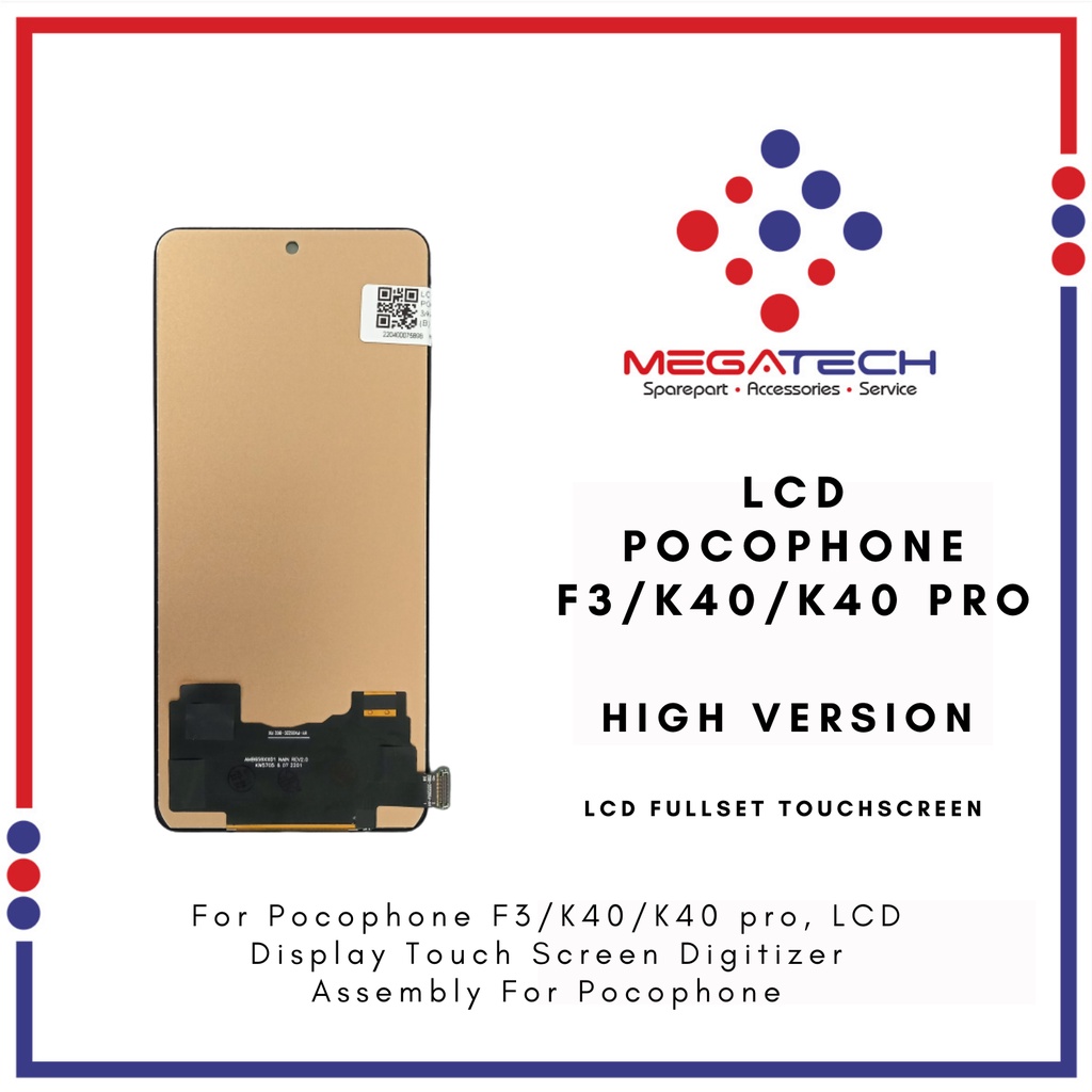 LCD Xiaomi Pocophone F3 / Xiaomi K40 / Xiaomi K40 Pro / Xiaomi Mi 11i Fullset Touchscreen