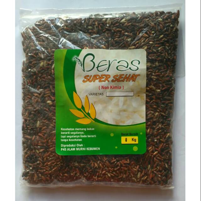 

BERAS SUPER SEHAT | Beras Hitam Organik 1kg