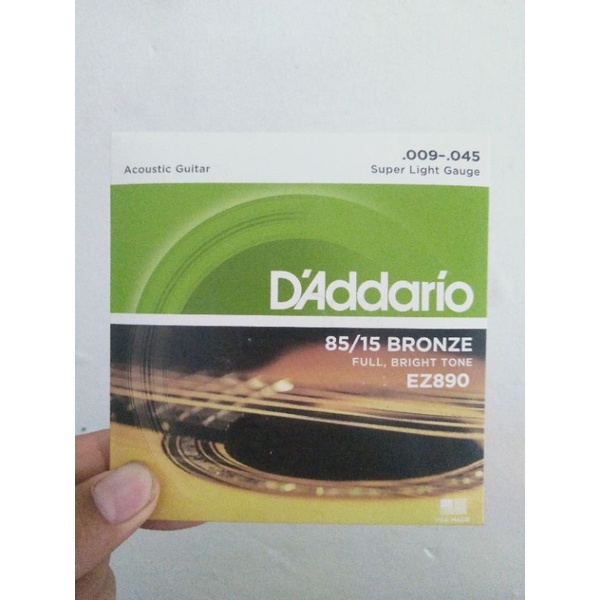 Senar Gitar Akustik String D'Addario EZ890