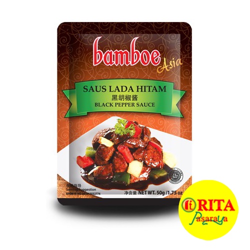 

Bamboe Bumbu Instan Saus Lada Hitam 50gram
