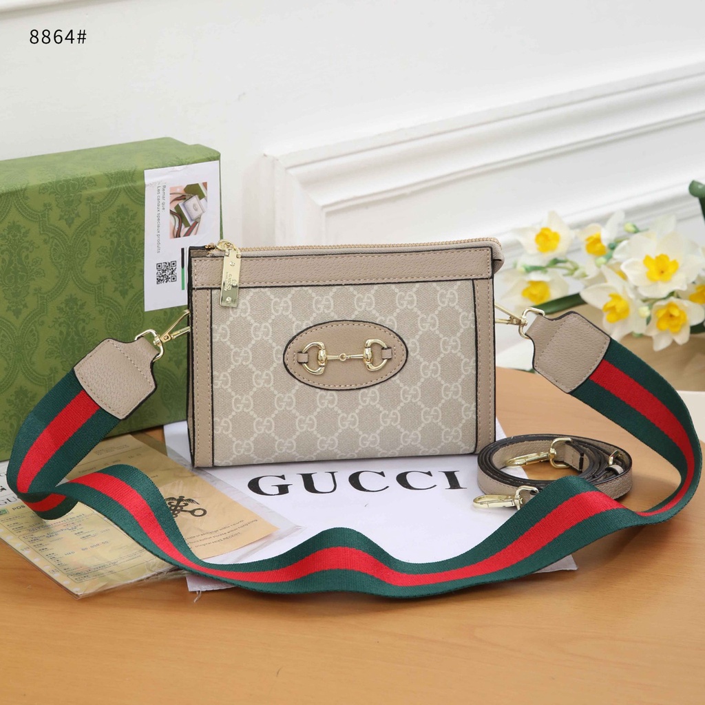 GC Horsebit GG-Monogram Sling Bag 8864