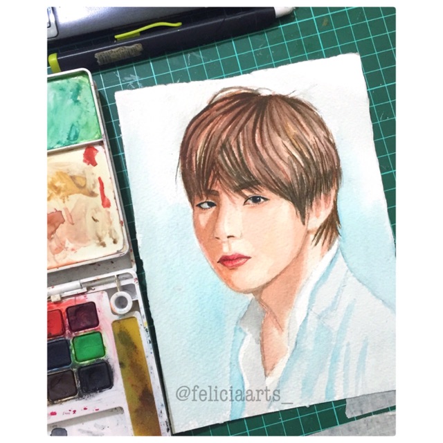 Sketsa wajah / lukisan wajah