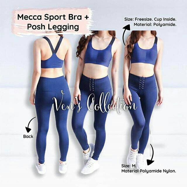 MECCA SPORT BRA + POSH LEGGING