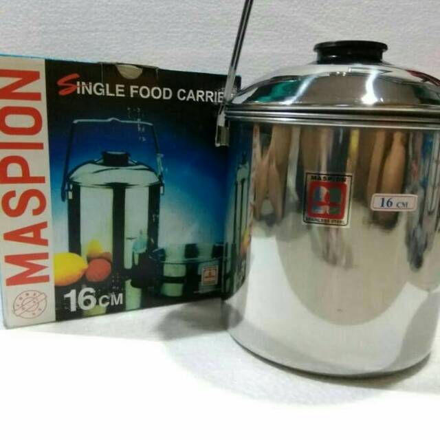 Rantang Tunggal Stainless Maspion 16Cm