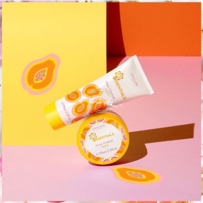 Jual Essentials Face cream papaya / Essentials face cleanser papaya