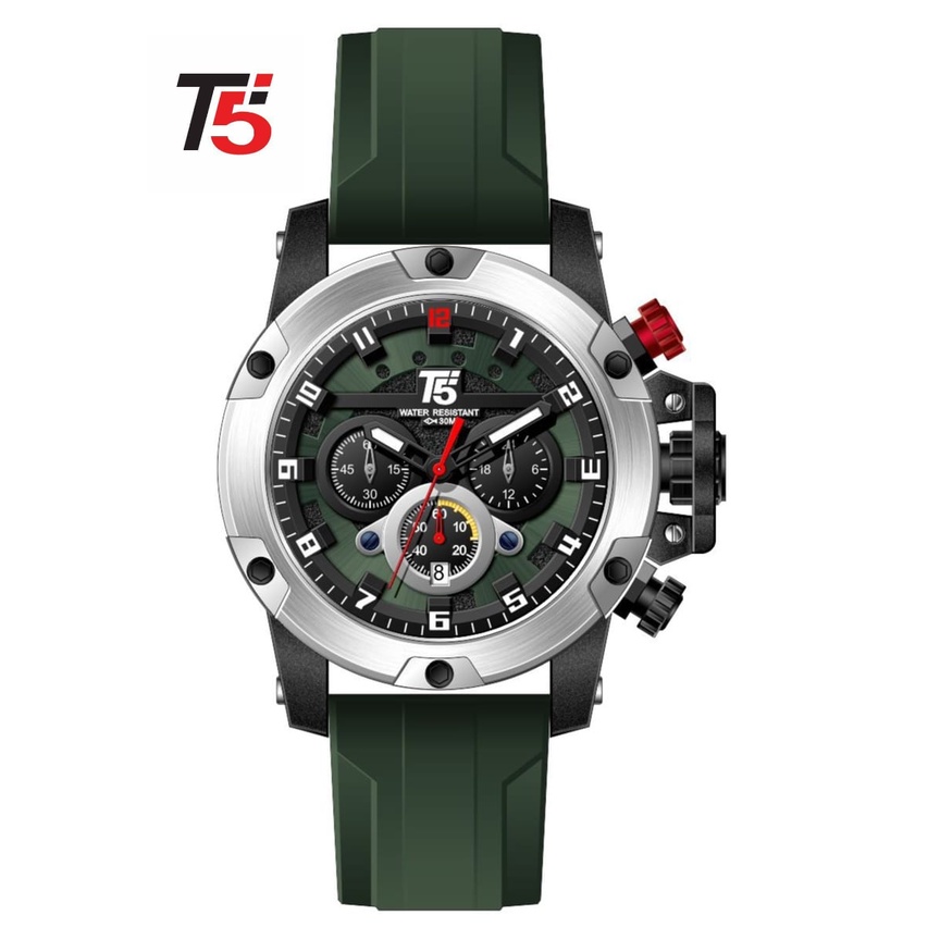 T5 H 3913 original jam tangan pria T5 H3913 chronograph bergaransi