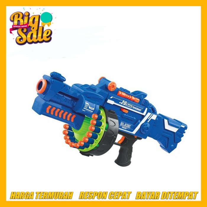 SENJATA MAINAN NERF GUN BLAZE STORM GUN SENJATA NERF MAINAN SENJATA
