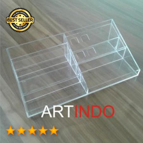 

Tempat Kosmetik akrilik /acrylic display DK12 #BISAGOJEK