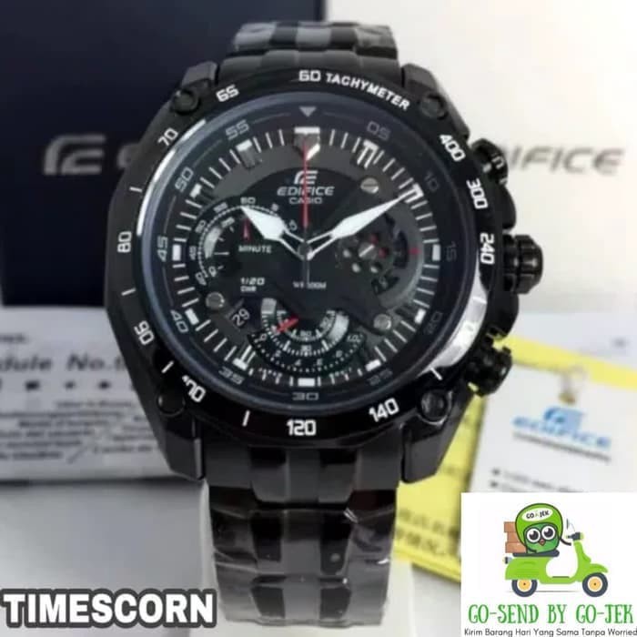 CASIO EDIFICE EF-550 black red bull ORI BM garansi 1 tahun