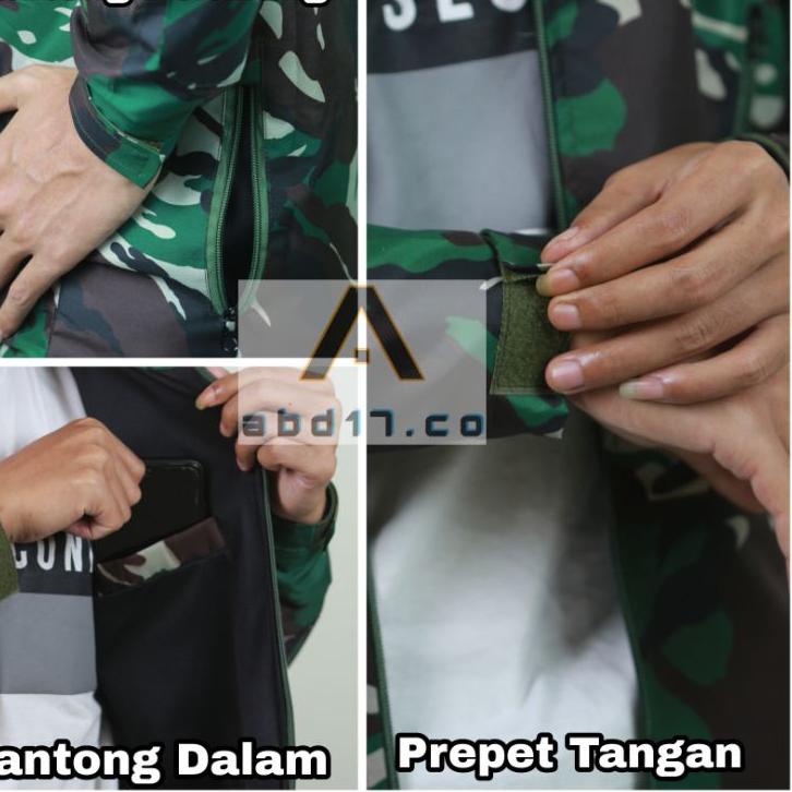 Harga TERMURAAH.. Jaket TAD Loreng Malvinas / Jaket TAD / Jaket Anti Air / Jaket Gunung / Jaket TNI 