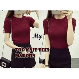 TOP KNIT/Baju Rajut - Rajut Wanita - Fashion Rajut