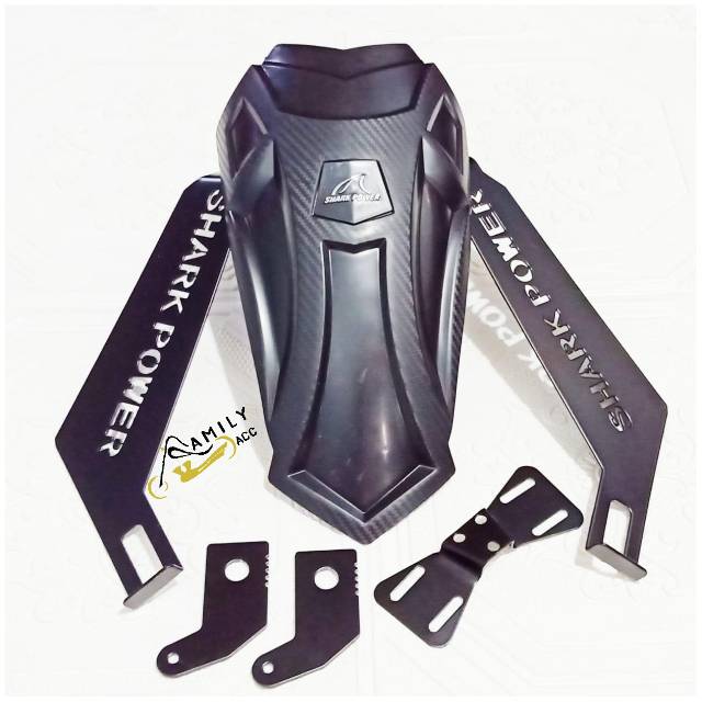 Mudguard belakang spakbor model transformer pelindung lumpur universal xabre r15 r25 vixion cbr cb