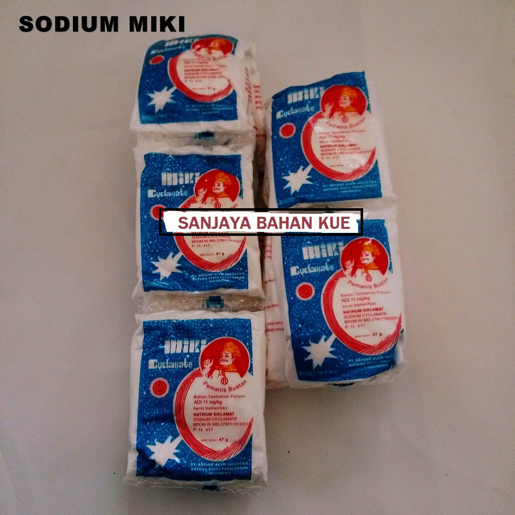 

Sodium Pemanis Buatan Natrium Siklamat cap MIKI/GULA MIKI