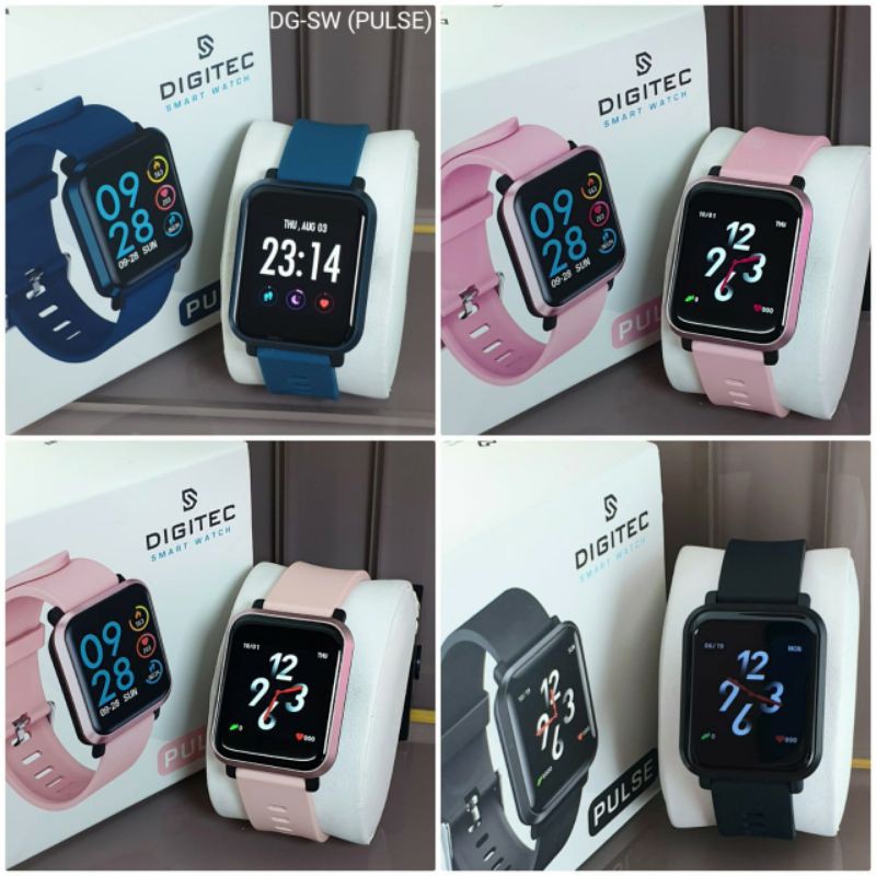 Jam Tangan Wanita Digitec Original Pulse Smart Watch Garansi 1 Tahun