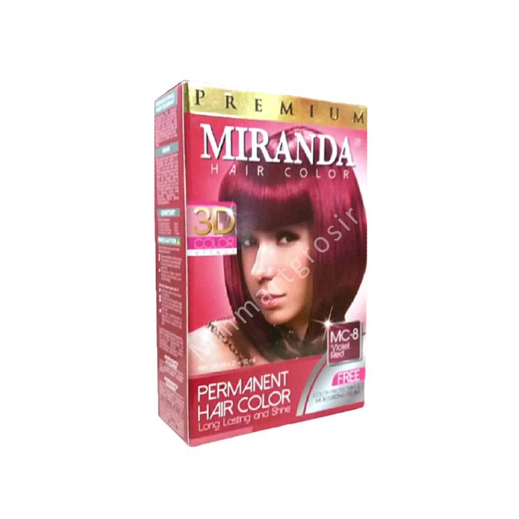 Miranda / Cat Rambut / MC-8 Violet Red / 30mlx2 + 10ml