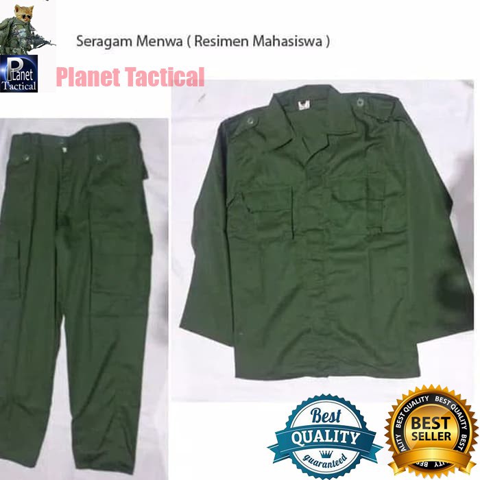 Termurah Seragam Menwa, Baju stelan menwa Resimen mahasiswa Grosir