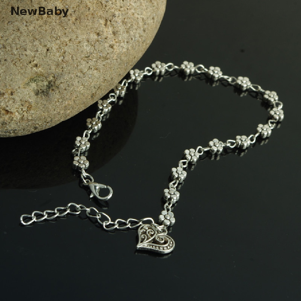 Gelang Kaki Warna Silver Untuk Wanita
