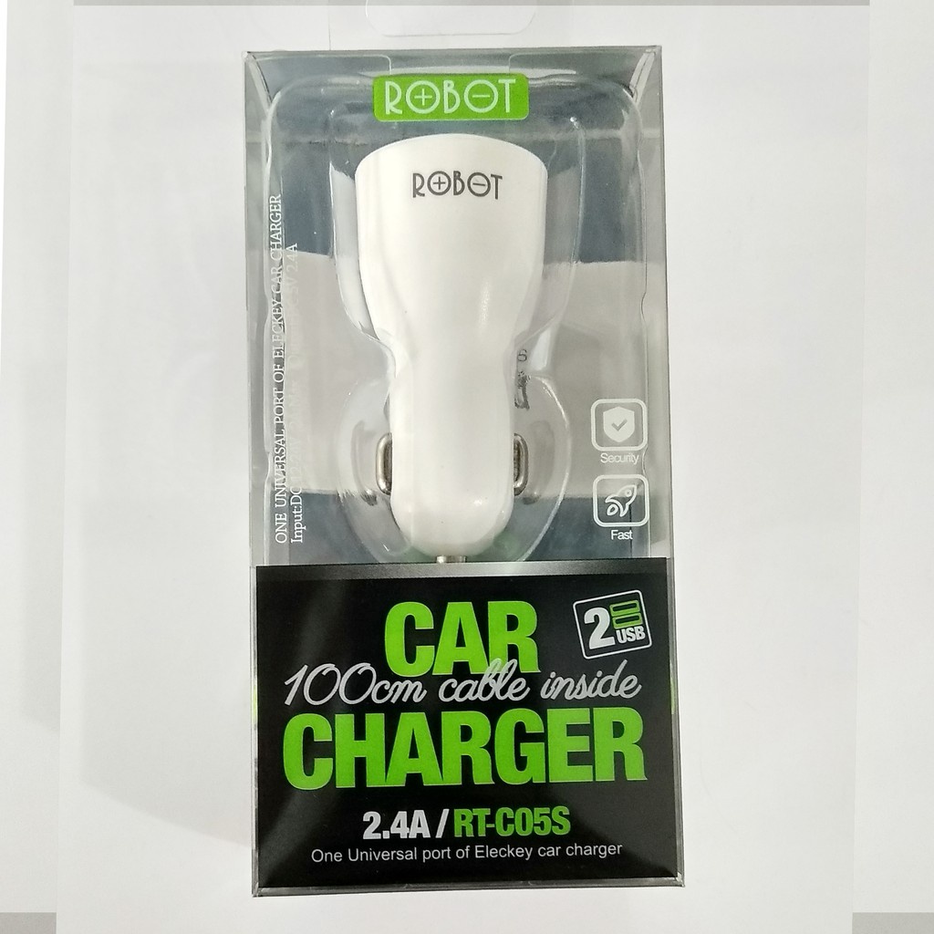 SAVER ROBOT RT-C05S CAR CHARGER CHARGER MOBIL