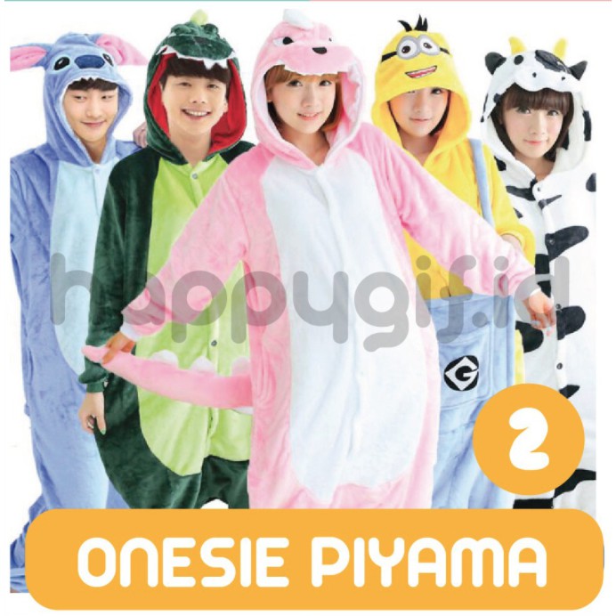 KIGURUMI KOSTUM ONESIE BAJU PIYAMA KARAKTER DEWASA 2