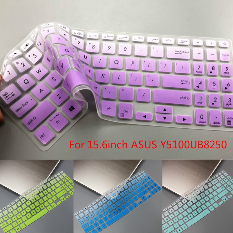 Casing Silikon Ultra Tipis Lembut Pelindung Keyboard Laptop Asus Y5100Ub8250 15.6 Inch