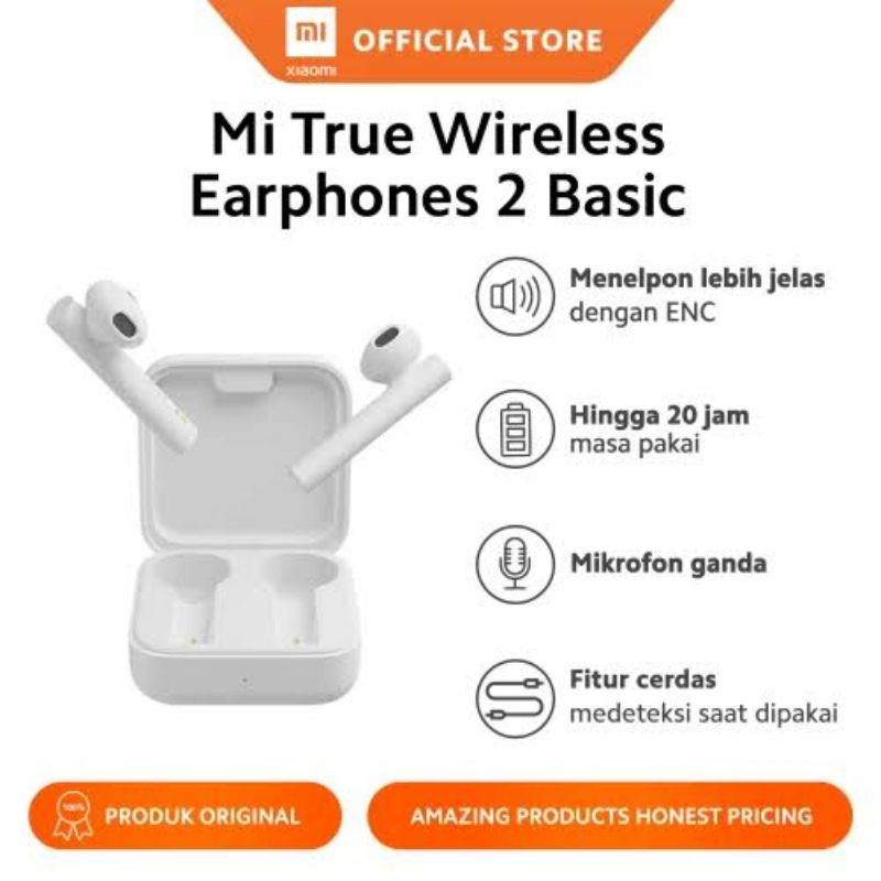 WIRRELES BLUETOOTH MI TRUE EARPHONE 2 BASIC