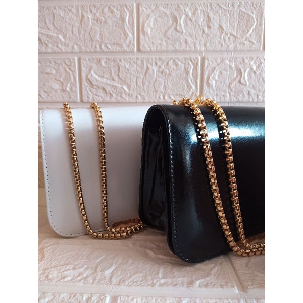 Slingbag Elsa Glossy / Tas Selempang Wanita Murah