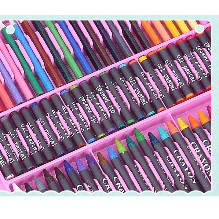 

【S-OIY> 【✓> Krayon Lengkap Spidol Warna Oil Pastel/ Crayon Set 150PCS Alat Lukis Mewarnai Anak