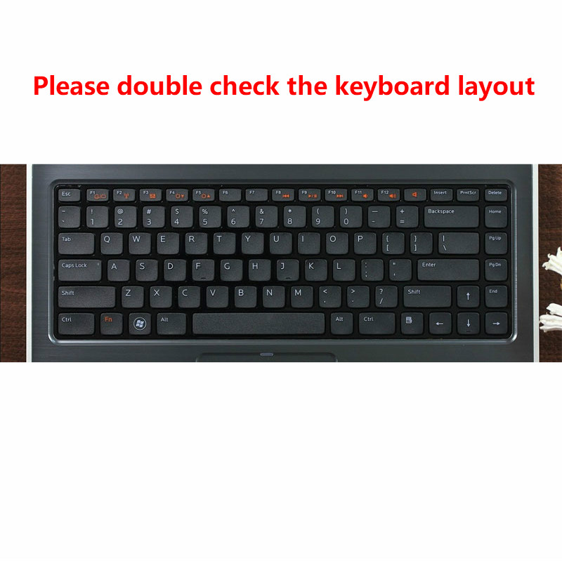 For 14inch Dell N4110 N4120 M431R-5435 M4110 Soft Ultra-thin Silicone Laptop Keyboard Cover Protector