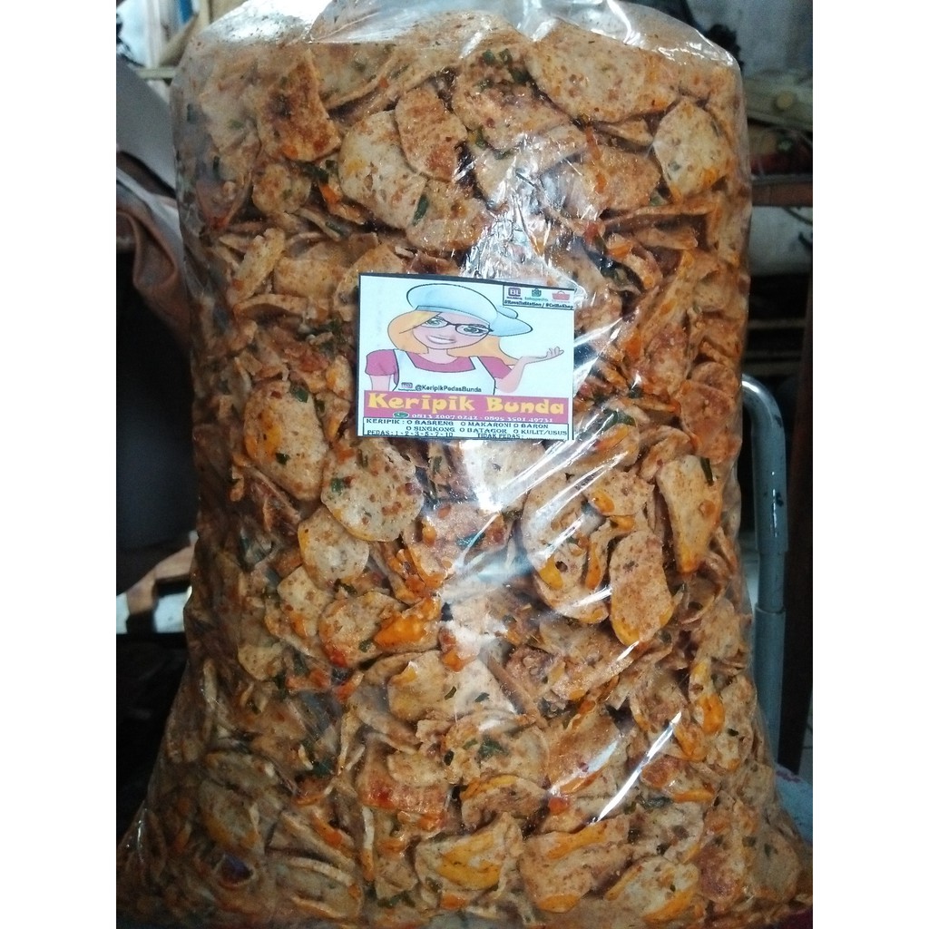

Keripik Basreng Bunda Pedas Daun Jeruk 5 kg