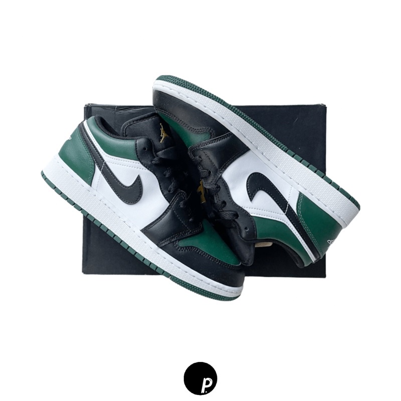 Air Jordan 1 Low Green Toe Gs