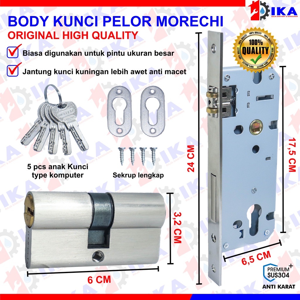 Body Morechi Roller NB + Cylinder | Kunci MORECHI | Body Pelor ( BY BELLUCCI GROUP ) pintu kupu tarung kipas dorong