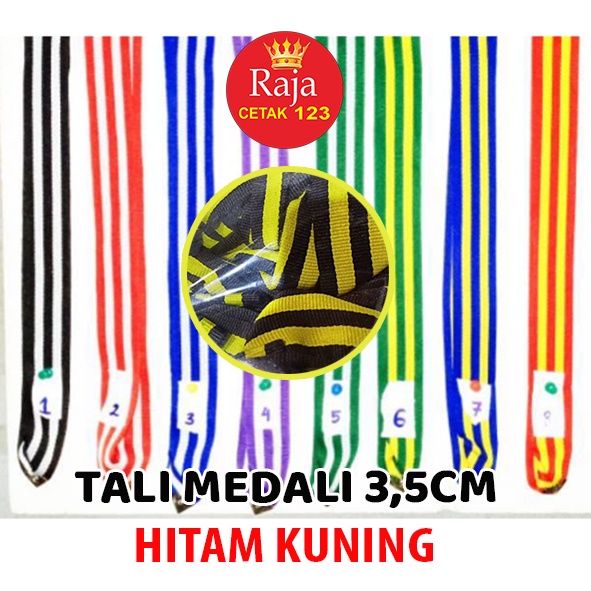 

TALI MEDALI 3,5 CM WARNA HITAM KUNING