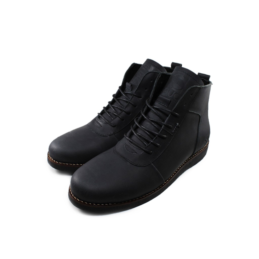 PROMO  Sepatu Pria Sauqi Boots Black Original Footwear